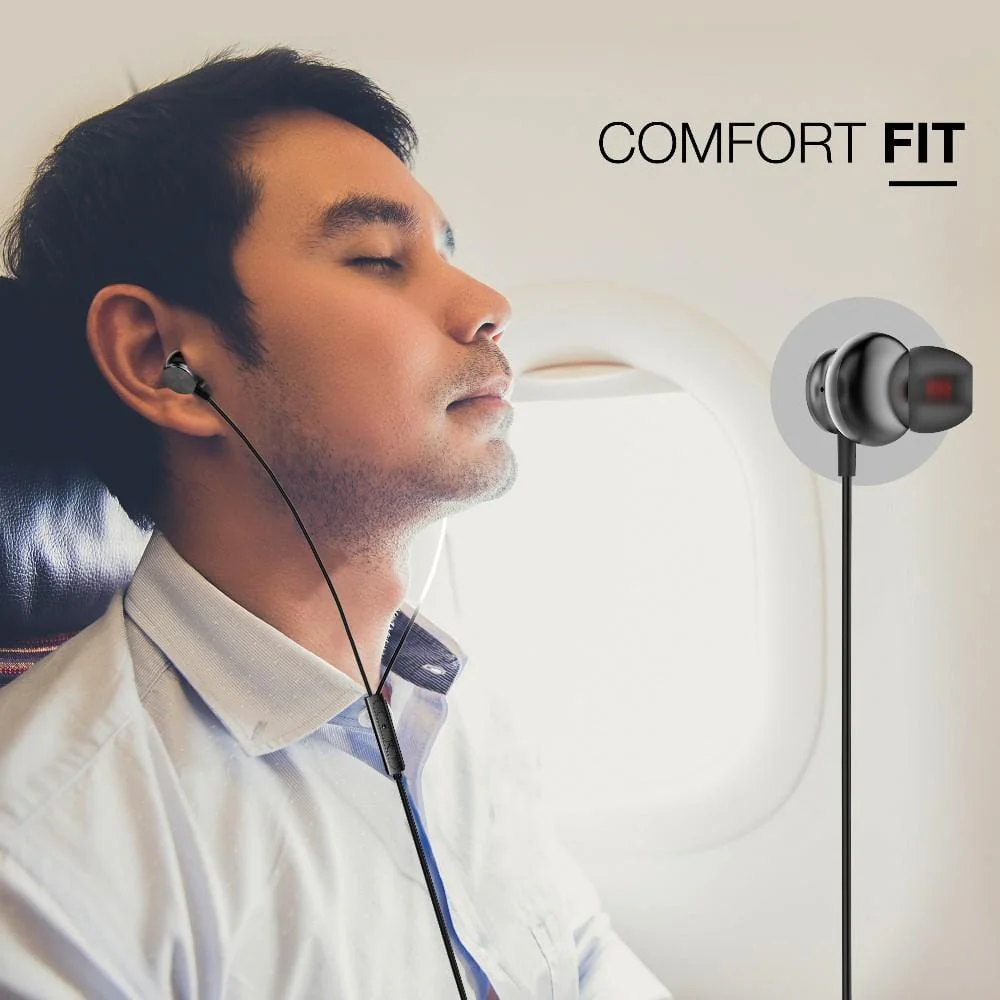 FLiX (Beetel) Tone 120 Wired Headset - Black - Image 5