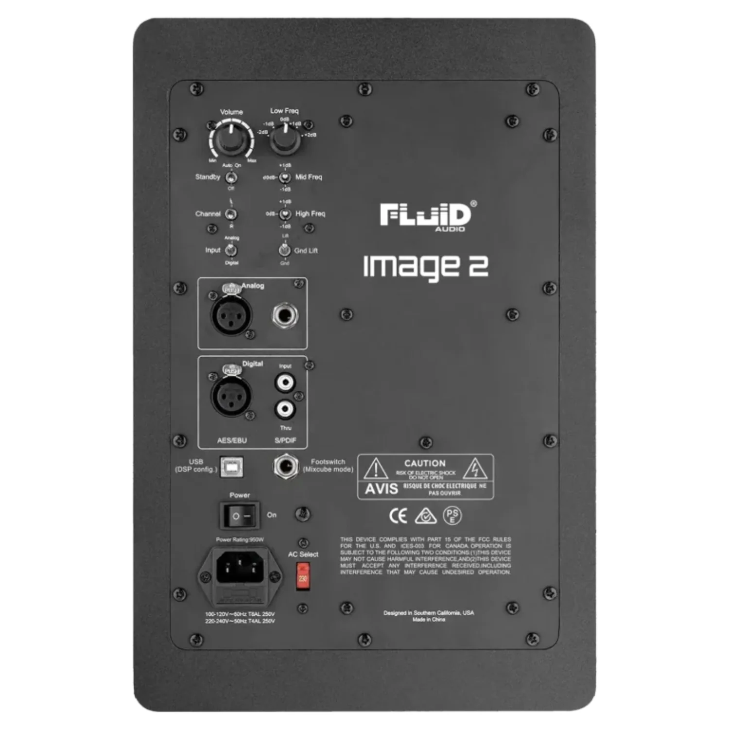 Fluid Audio Image 2 3-Way Studio Monitor - Single - Image 4