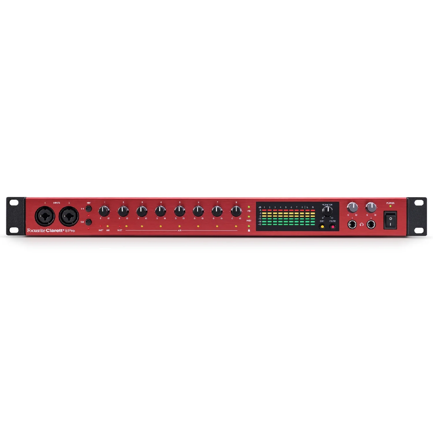 Focusrite Clarett Plus 8PRE 18-In 20-Out Audio Interface - Image 4