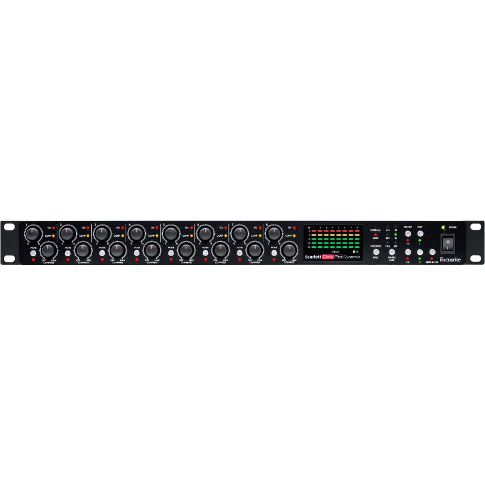 Focusrite Scarlett Octapre Dynamic Eight-Channel Microphone Preamp with ADAT Outputs - Image 3