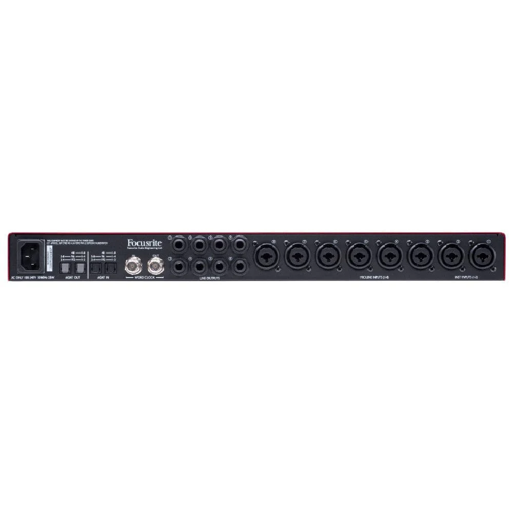 Focusrite Scarlett Octapre Dynamic Eight-Channel Microphone Preamp with ADAT Outputs - Image 4