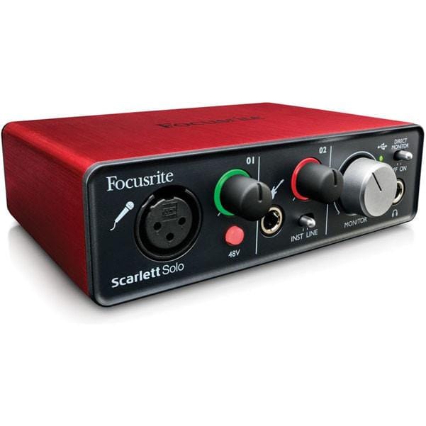 Focusrite Scarlett Solo 2in/2out Audio Interface - (2nd Gen) - Image 3