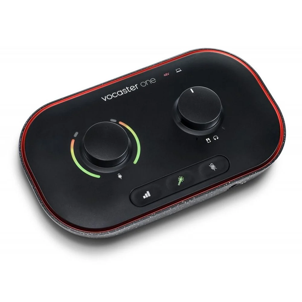 Focusrite Vocaster One Studio USB-C Podcasting Audio Interface Bundle - Image 5
