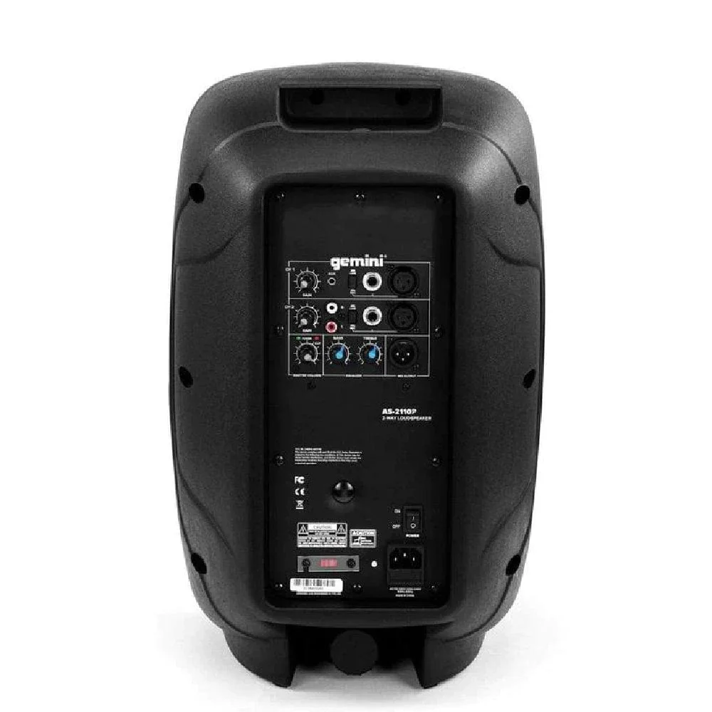 Gemini AS-2110P 1000 Watt Active 10” Loudspeaker - Image 4