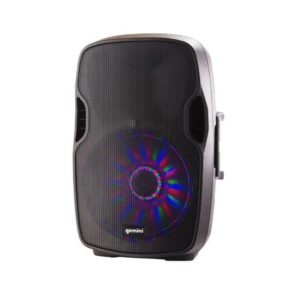 Gemini AS Series Multi LED Bluetooth Portable Active PA Loudspeaker