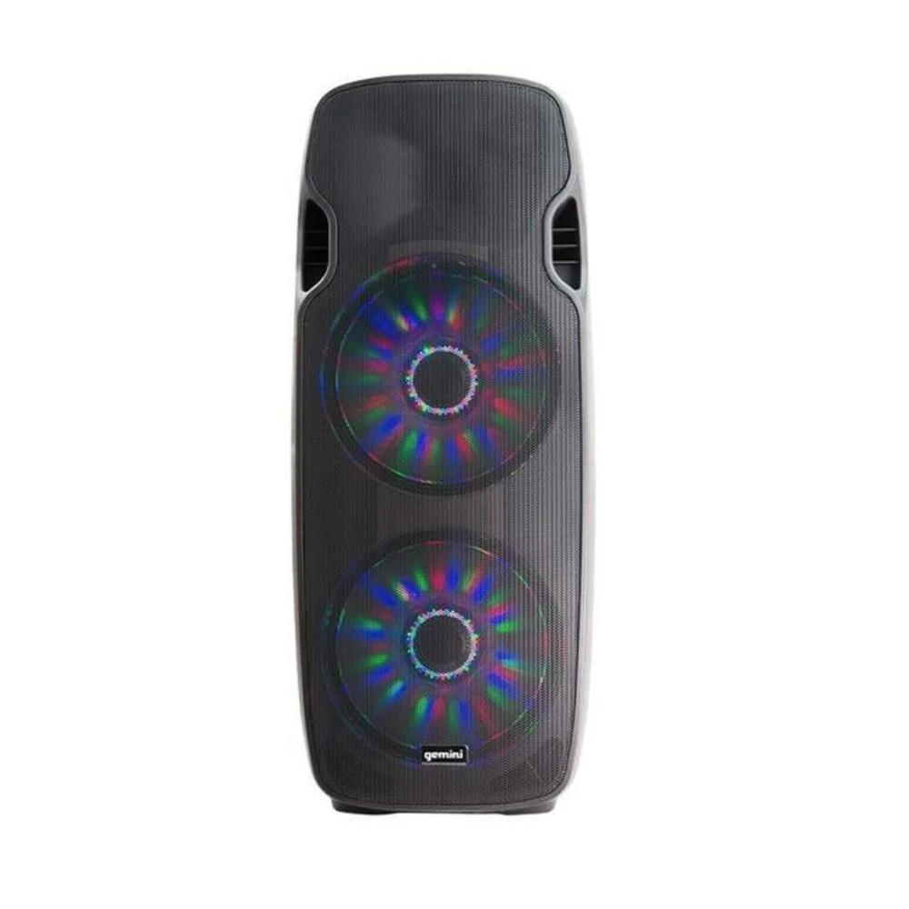 Gemini AS Series Professional Audio Dual 15-inch Portable Active PA Loudspeakers