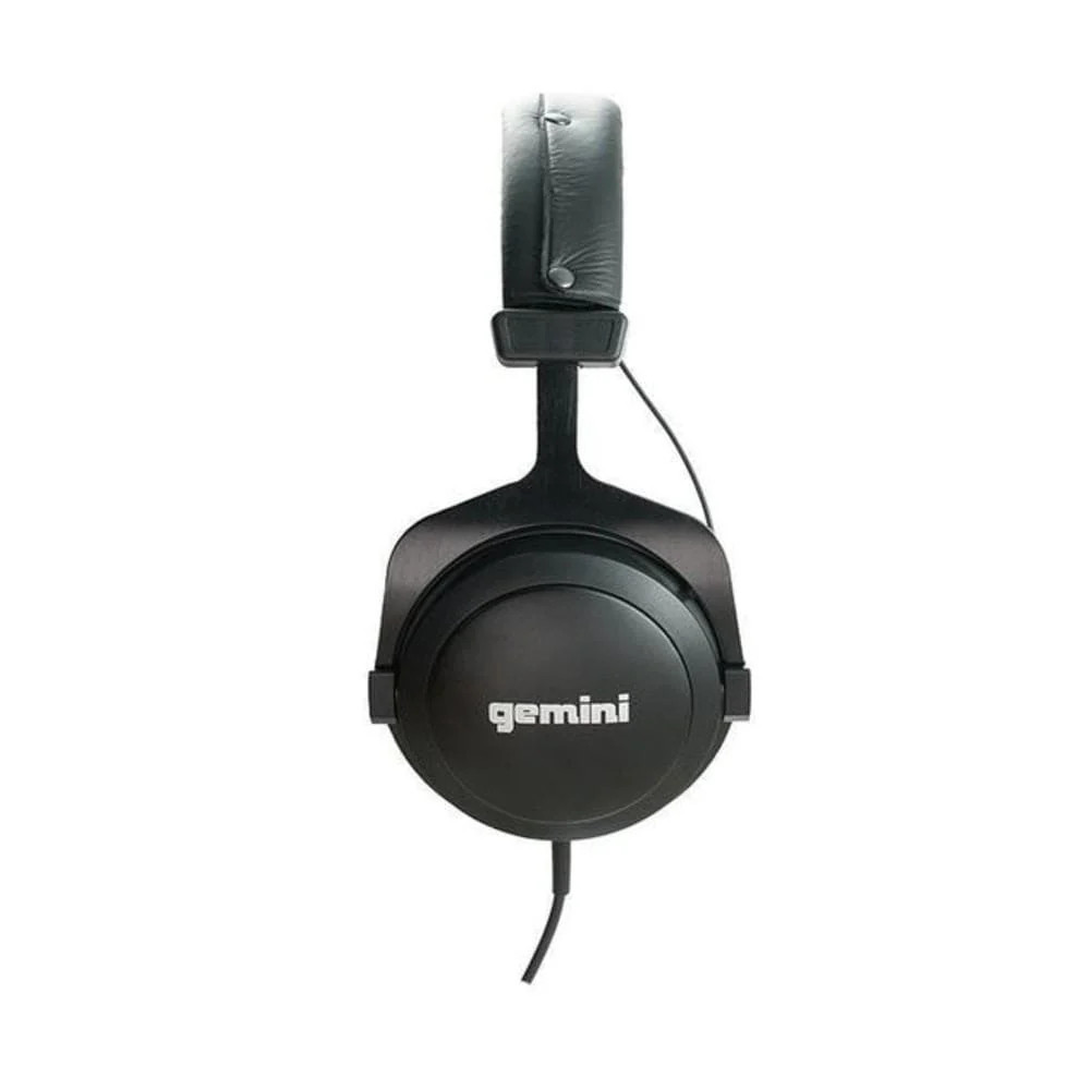 Gemini DJX-1000 Professional Monitoring DJ Headphones - Black - Image 3