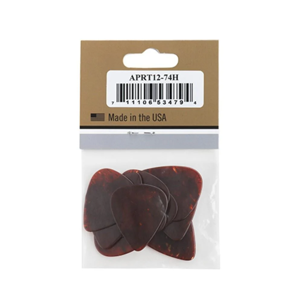 Gibson APRT12-74 Tortoise Guitar Picks- Pack of 12 - Image 3