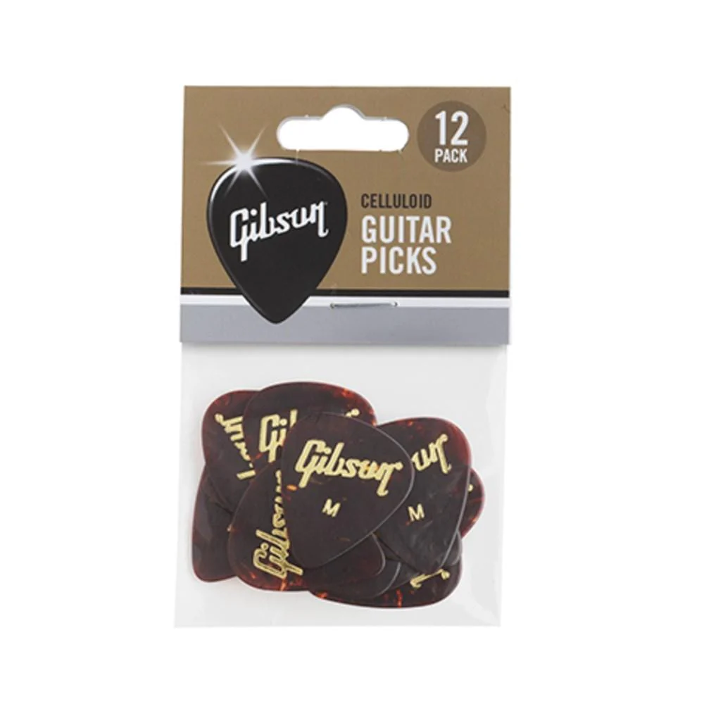 Gibson APRT12-74 Tortoise Guitar Picks- Pack of 12 - Image 5