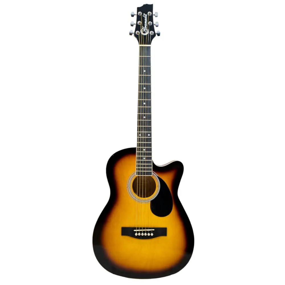 Granada GL112C-F Medium Cutaway 6 String Acoustic Guitar - Image 5