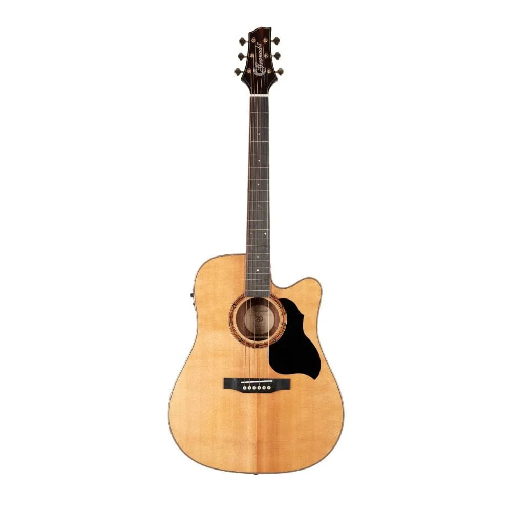 Granada GS355A-CEQ 6 String Electro Acoustic Guitar with Fishman Pickup - Natural Gloss