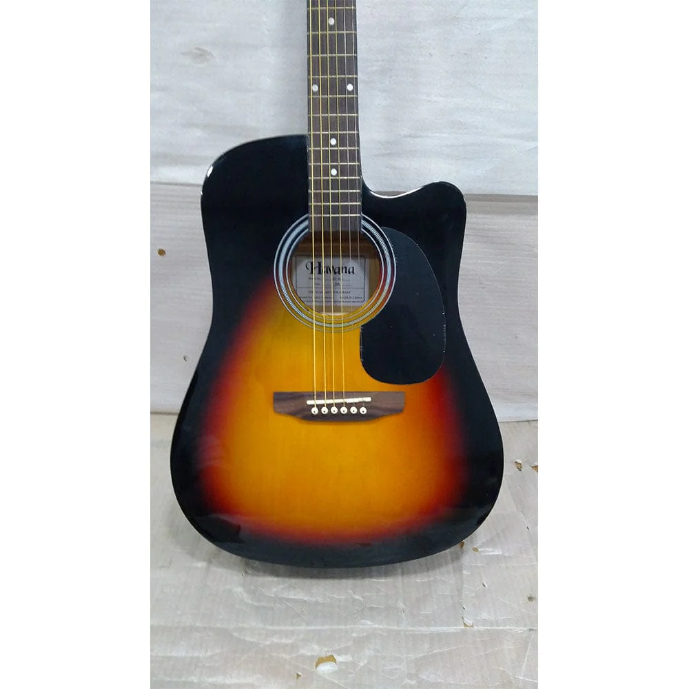 Havana 41inch Cutaway Acoustic Guitar - Open Box B Stock - Image 4