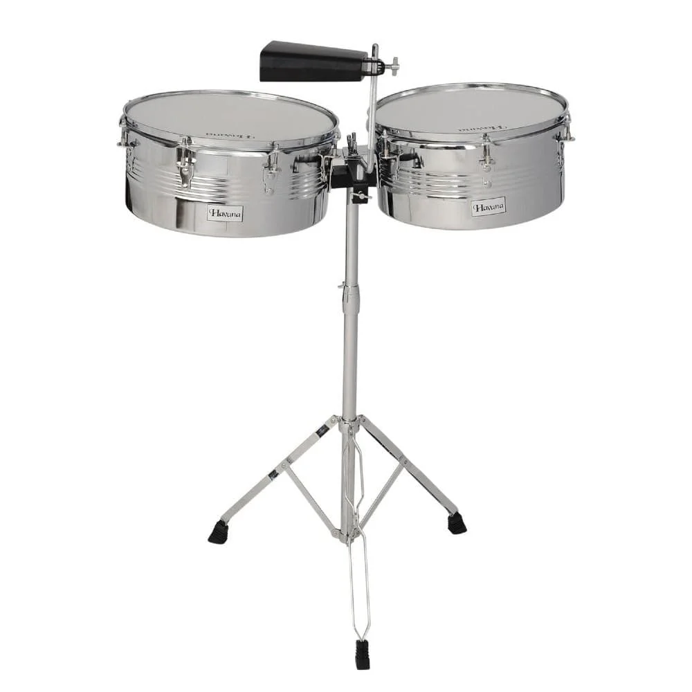 Havana TB-1314 Timbale With Stand and Cowbell