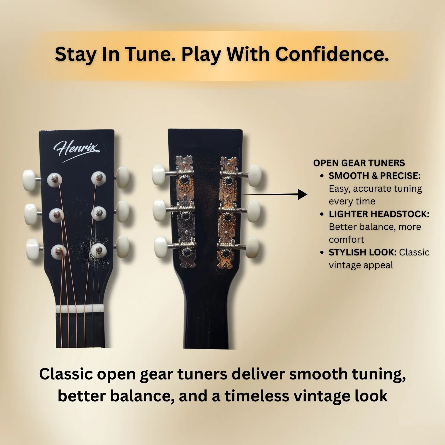 Henrix 38C 38 Inch Cutaway Acoustic Guitar with Dual Action Truss Rod, Gigbag, Picks, String Set, Strap, Cloth & Ebook - Image 126