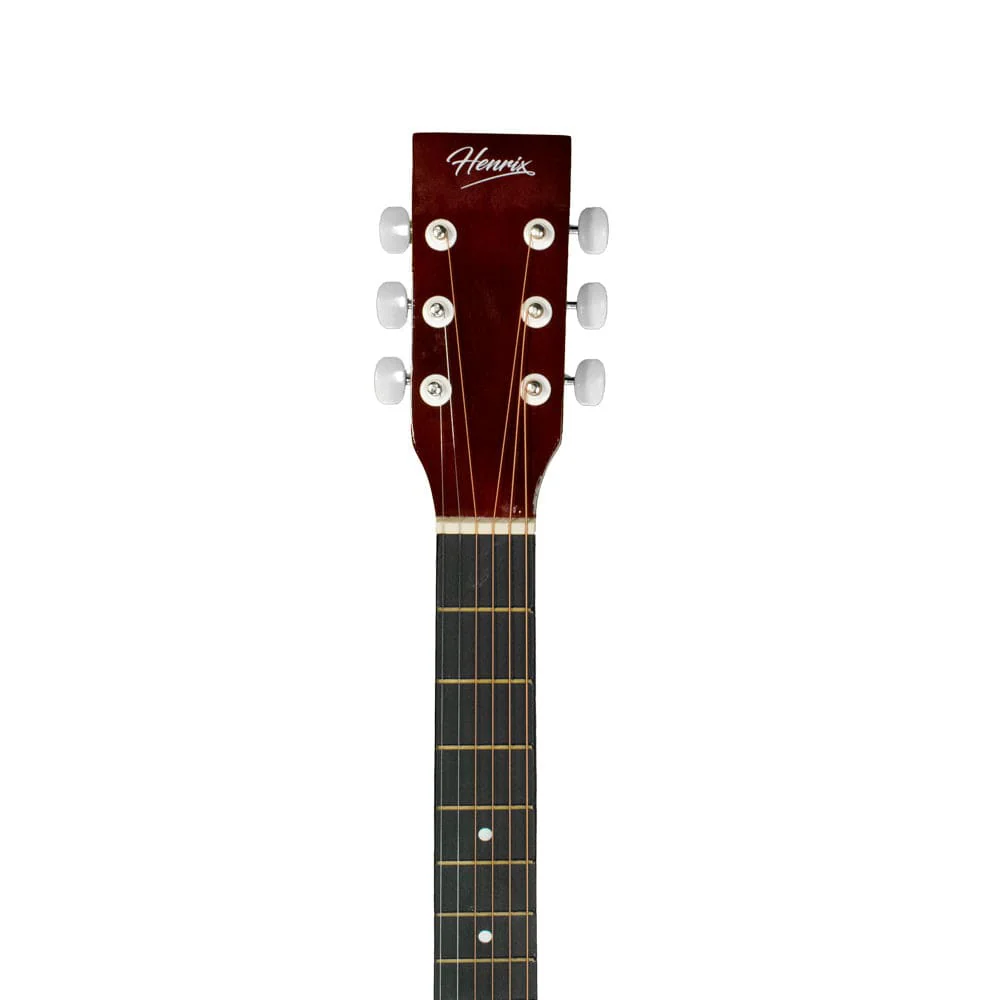 Henrix 38C 38 Inch Cutaway Acoustic Guitar with Dual Action Truss Rod, Gigbag, Picks, String Set, Strap, Cloth & Ebook - Image 66