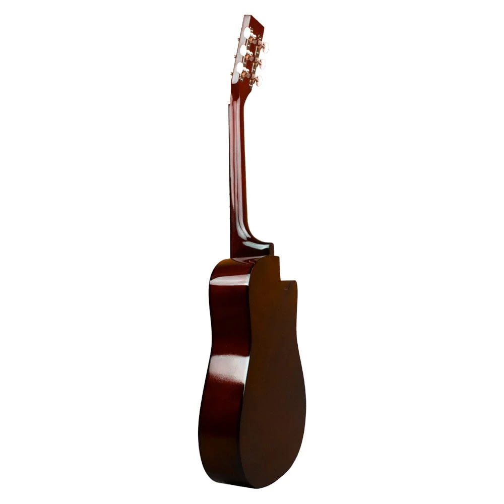 Henrix 38C 38 Inch Cutaway Acoustic Guitar with Dual Action Truss Rod, Gigbag, Picks, String Set, Strap, Cloth & Ebook - Image 68