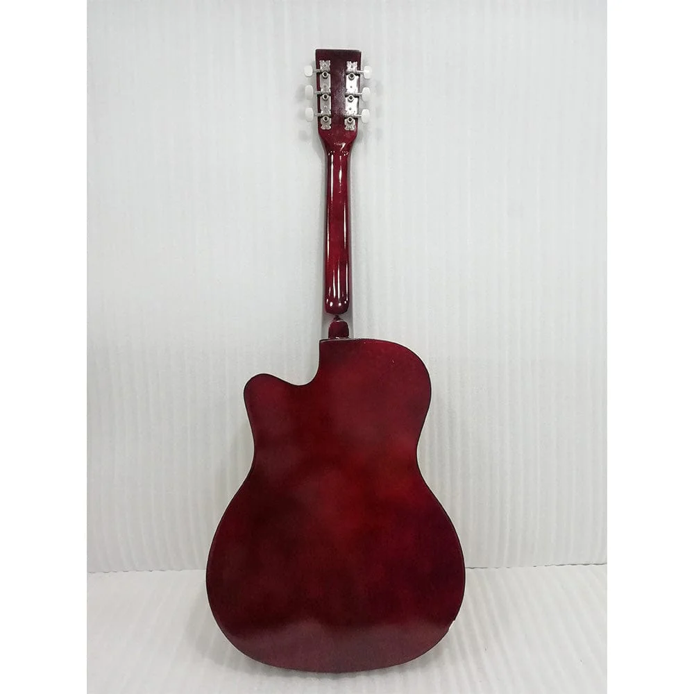Henrix 38C Cutaway Acoustic Guitar - Natural - Open Box B Stock - Image 12