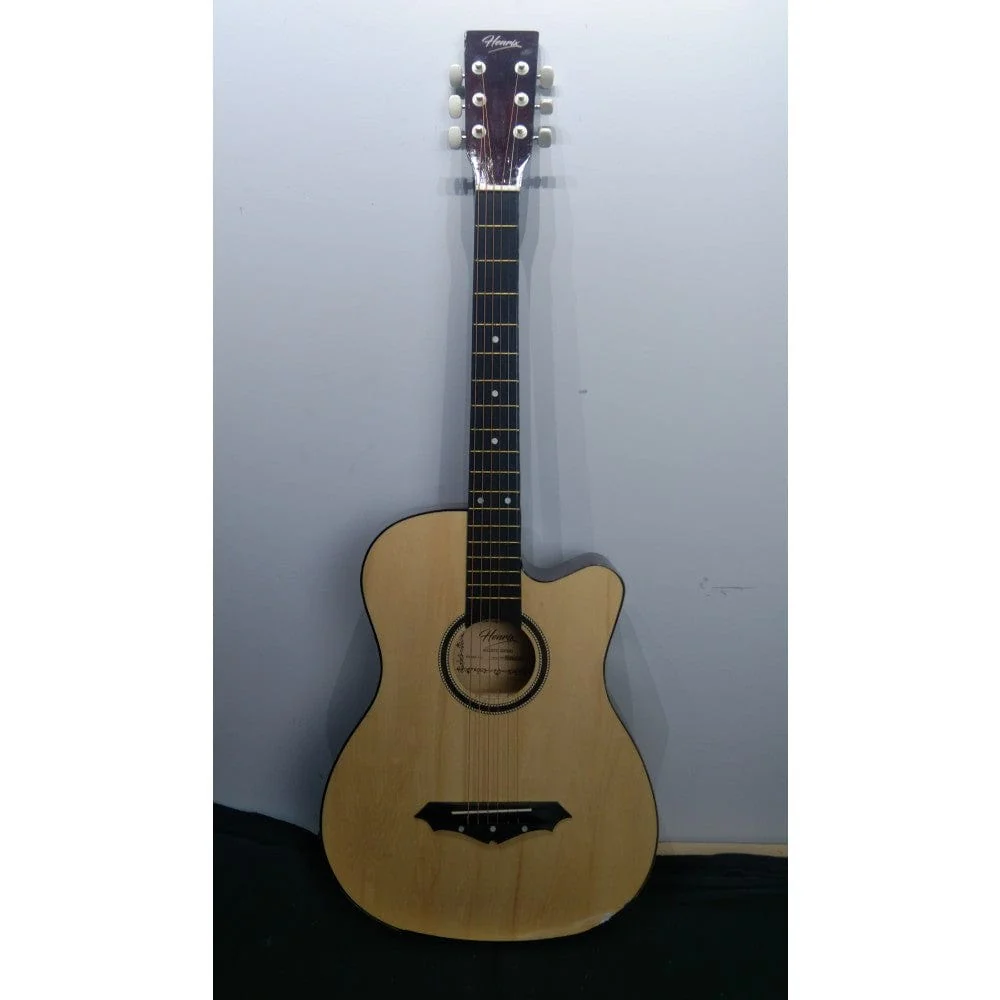 Henrix 38C Cutaway Acoustic Guitar - Natural - Open Box B Stock - Image 26