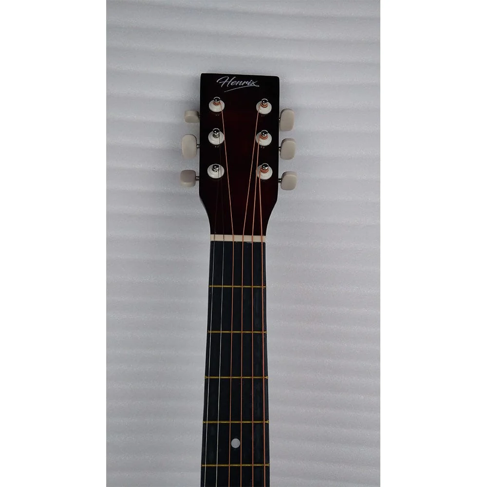 Henrix 38C Cutaway Left-Handed Acoustic Guitar - Open Box B Stock - Image 96