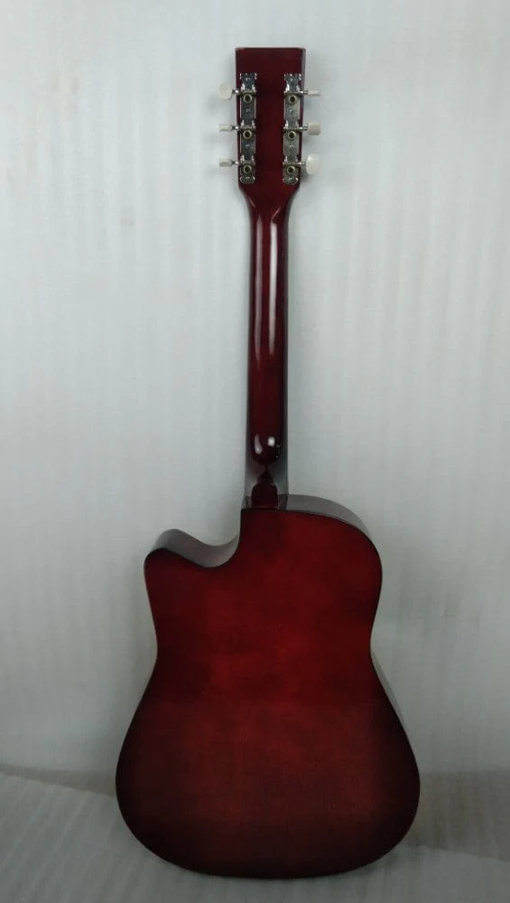 Henrix 38C Cutaway Acoustic Guitar - Natural - Open Box B Stock - Image 56