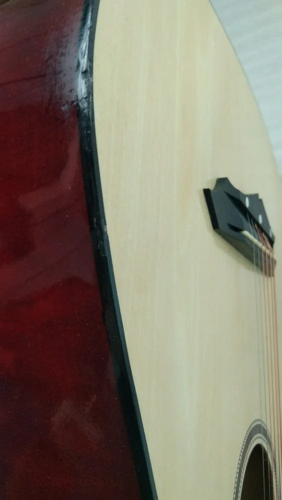 Henrix 38C Cutaway Acoustic Guitar - Natural - Open Box B Stock - Image 68