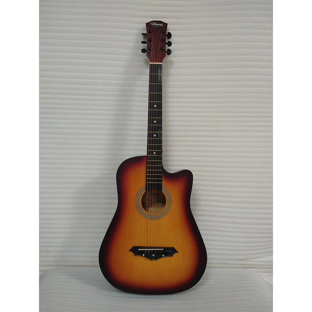 Henrix 38C Cutaway Acoustic Guitar - Open Box B Stock - Image 53