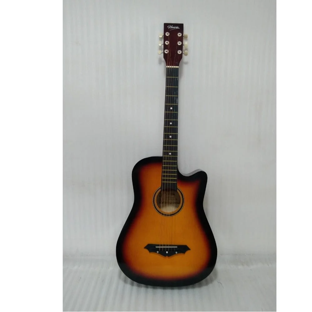 Henrix 38C Cutaway Acoustic Guitar - Open Box B Stock - Image 32