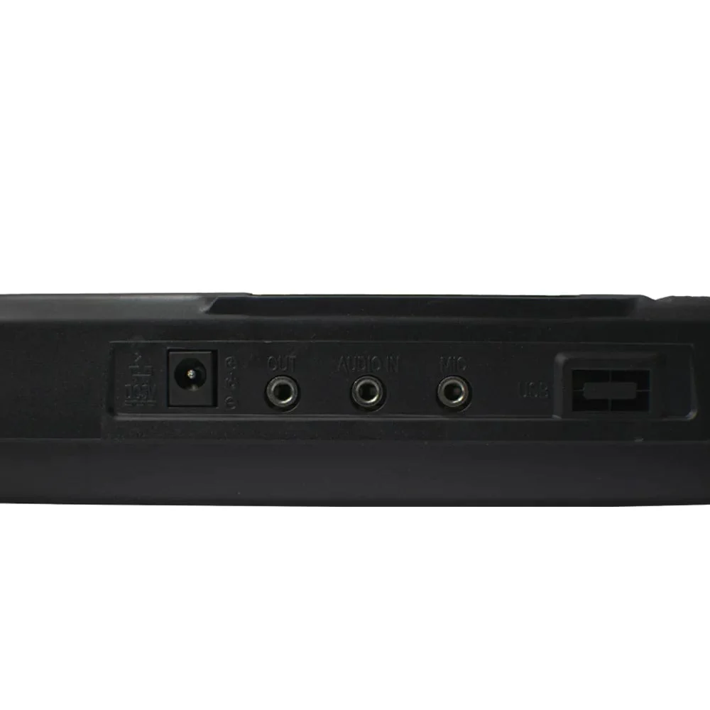 Henrix KB-61 Portable 61 Mini Key Keyboard with Adapter and Microphone - Open Box - Image 7