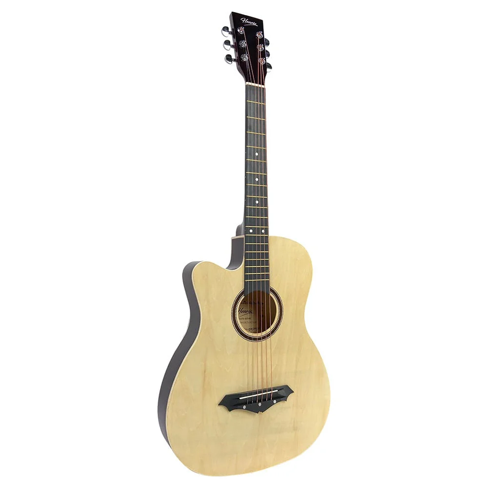 Henrix PRO 38C 38 Inch 6 String Cutaway Acoustic Guitar - Image 11