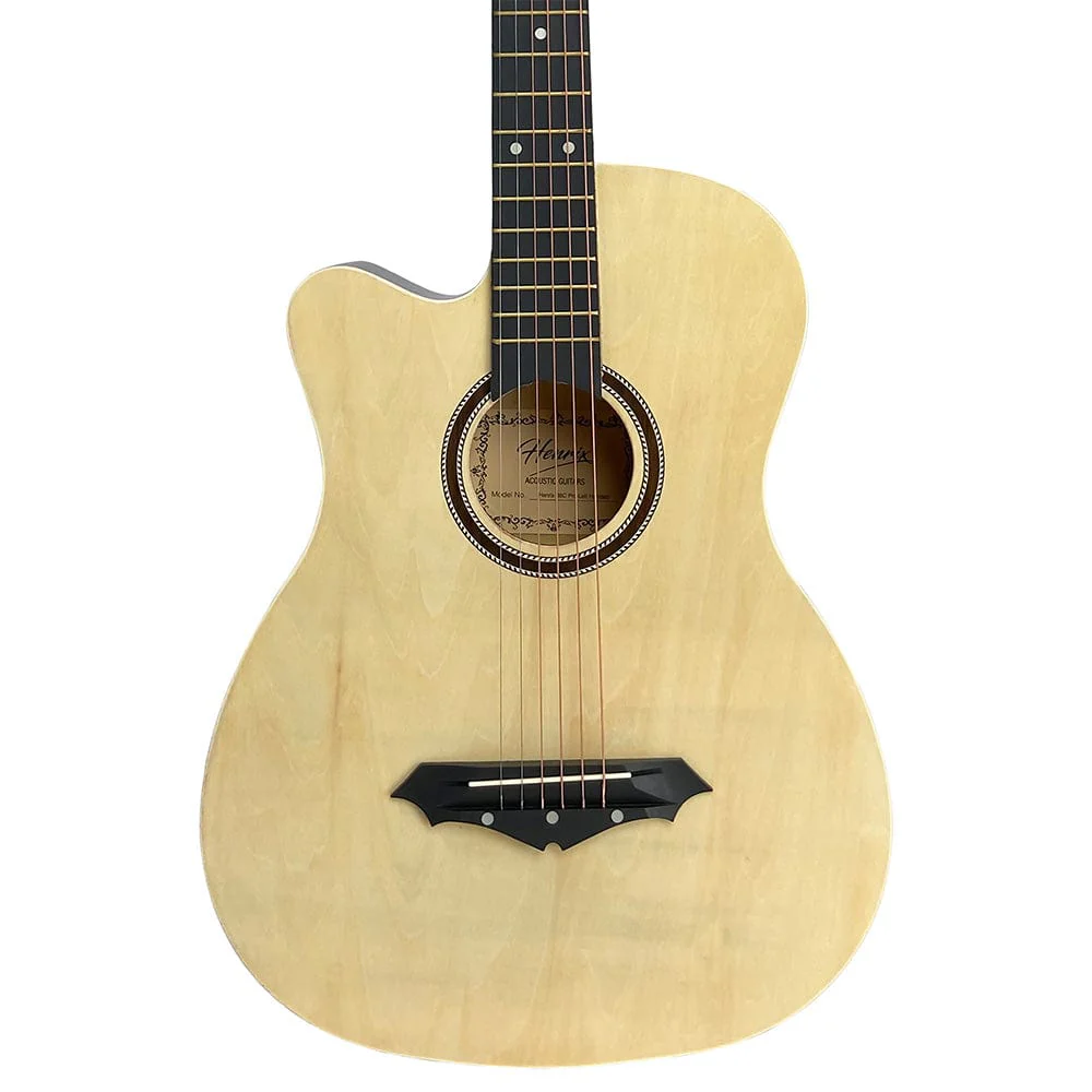 Henrix PRO 38C 38 Inch 6 String Cutaway Acoustic Guitar - Image 12