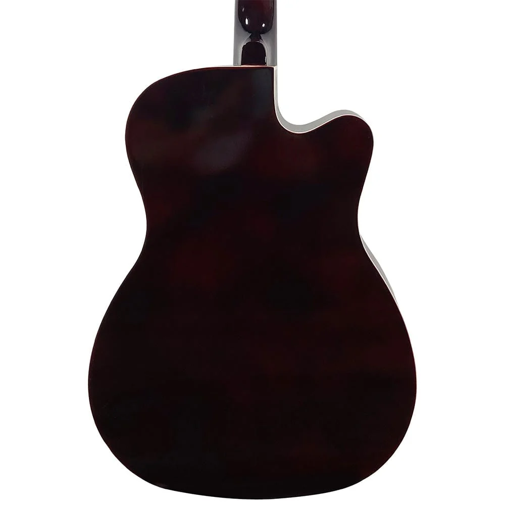 Henrix PRO 38C 38 Inch 6 String Cutaway Acoustic Guitar - Image 13