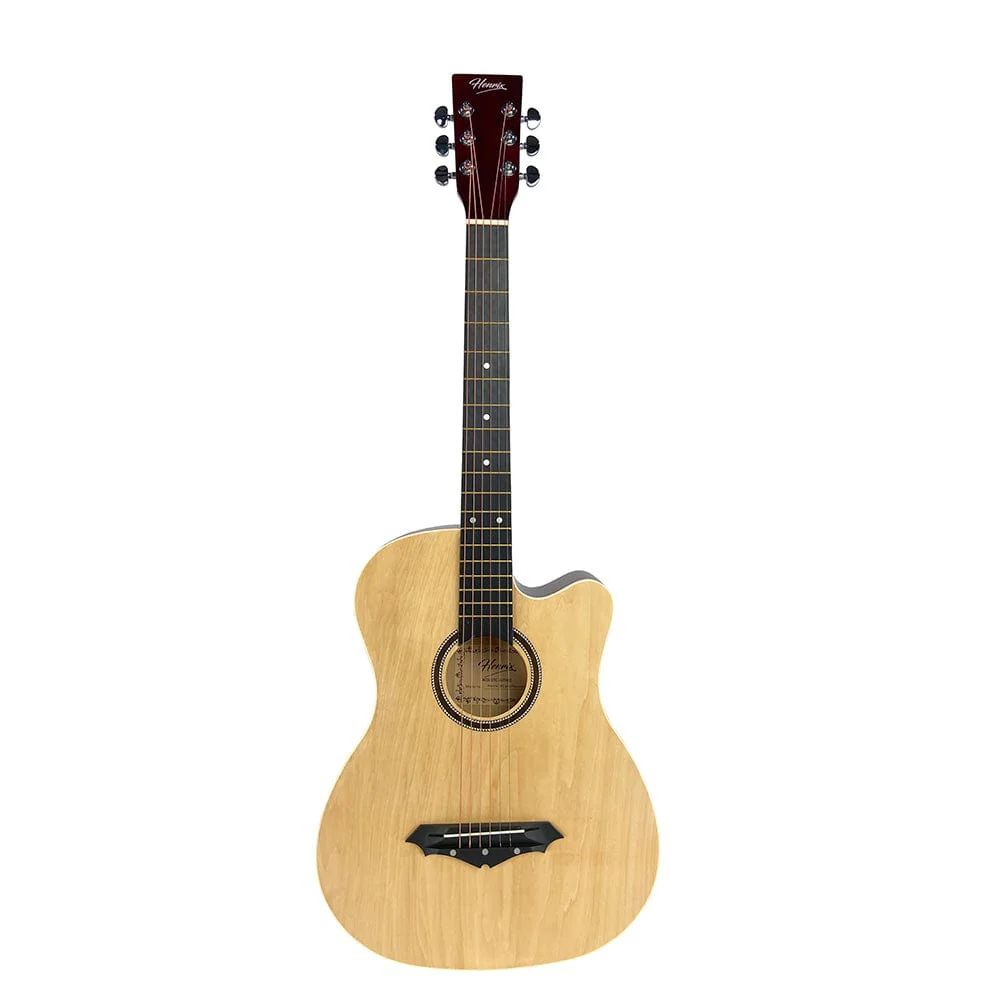 Henrix PRO 38C 38 Inch 6 String Cutaway Acoustic Guitar - Image 19