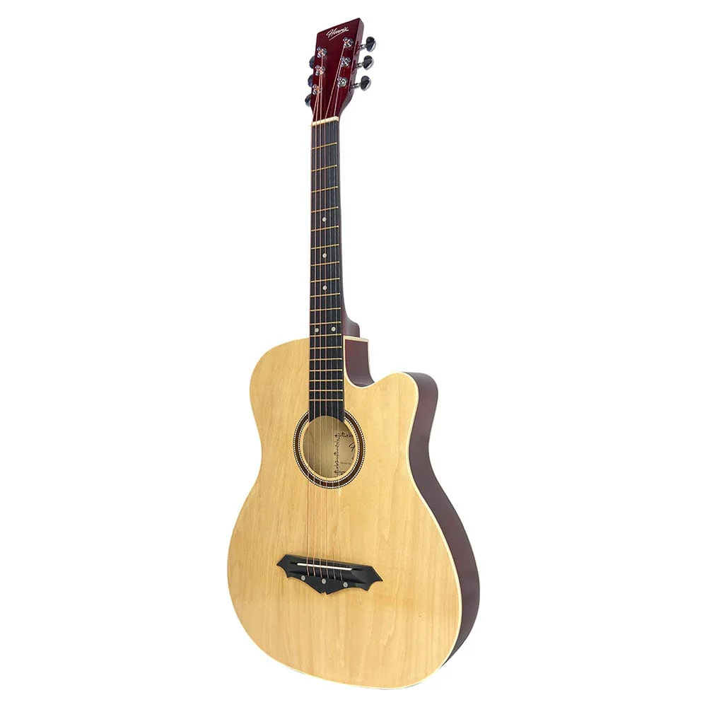 Henrix PRO 38C 38 Inch 6 String Cutaway Acoustic Guitar - Image 22