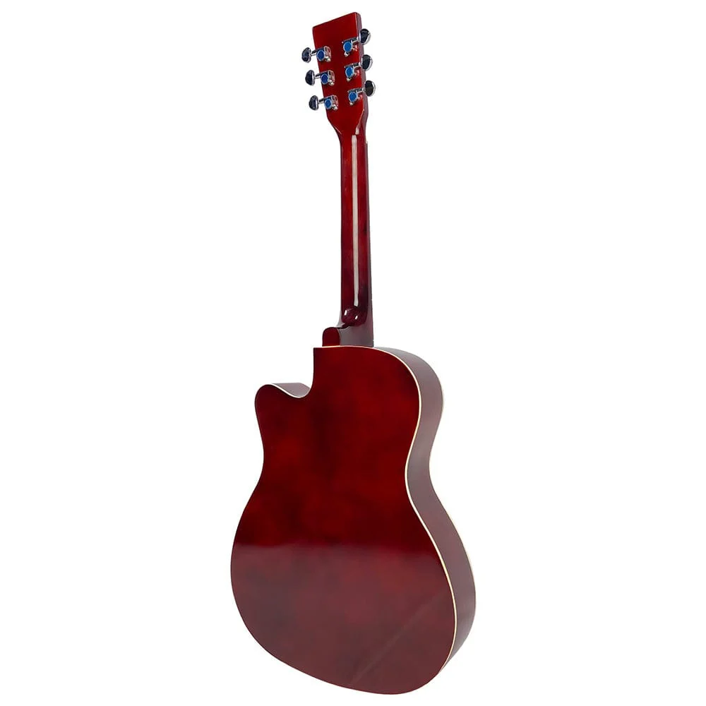 Henrix PRO 38C 38 Inch 6 String Cutaway Acoustic Guitar - Image 27