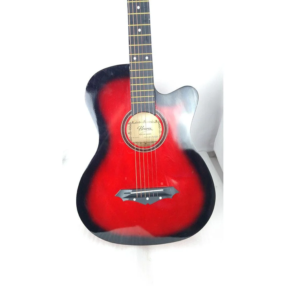 Henrix 38C Cutaway Acoustic Guitar - Open Box B Stock - Image 8
