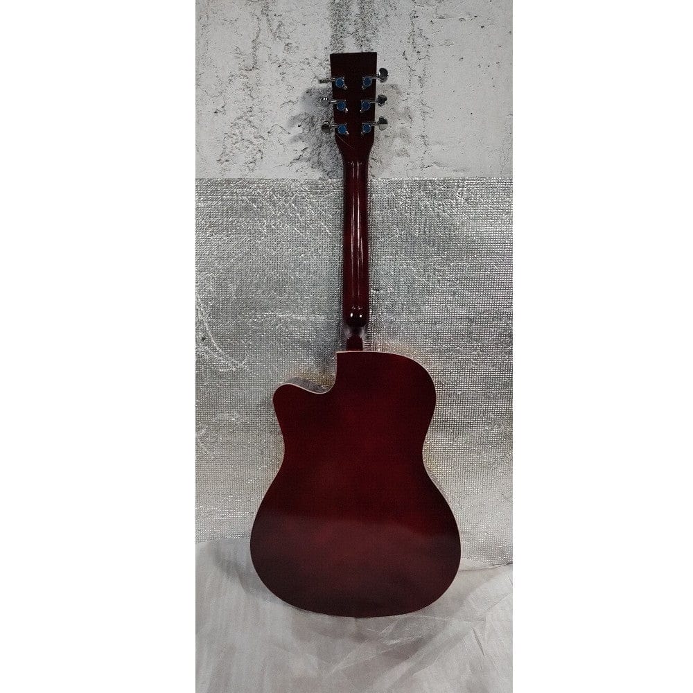 Henrix PRO 38 Inch 6 String Cutaway Acoustic Guitar - Open Box B Stock - Image 50