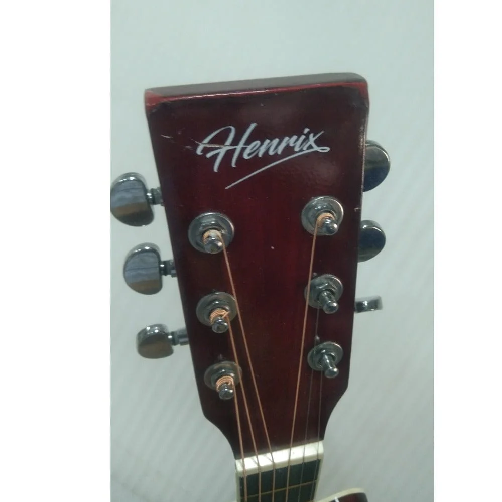 Henrix PRO 38 Inch 6 String Cutaway Acoustic Guitar - Open Box B Stock - Image 86