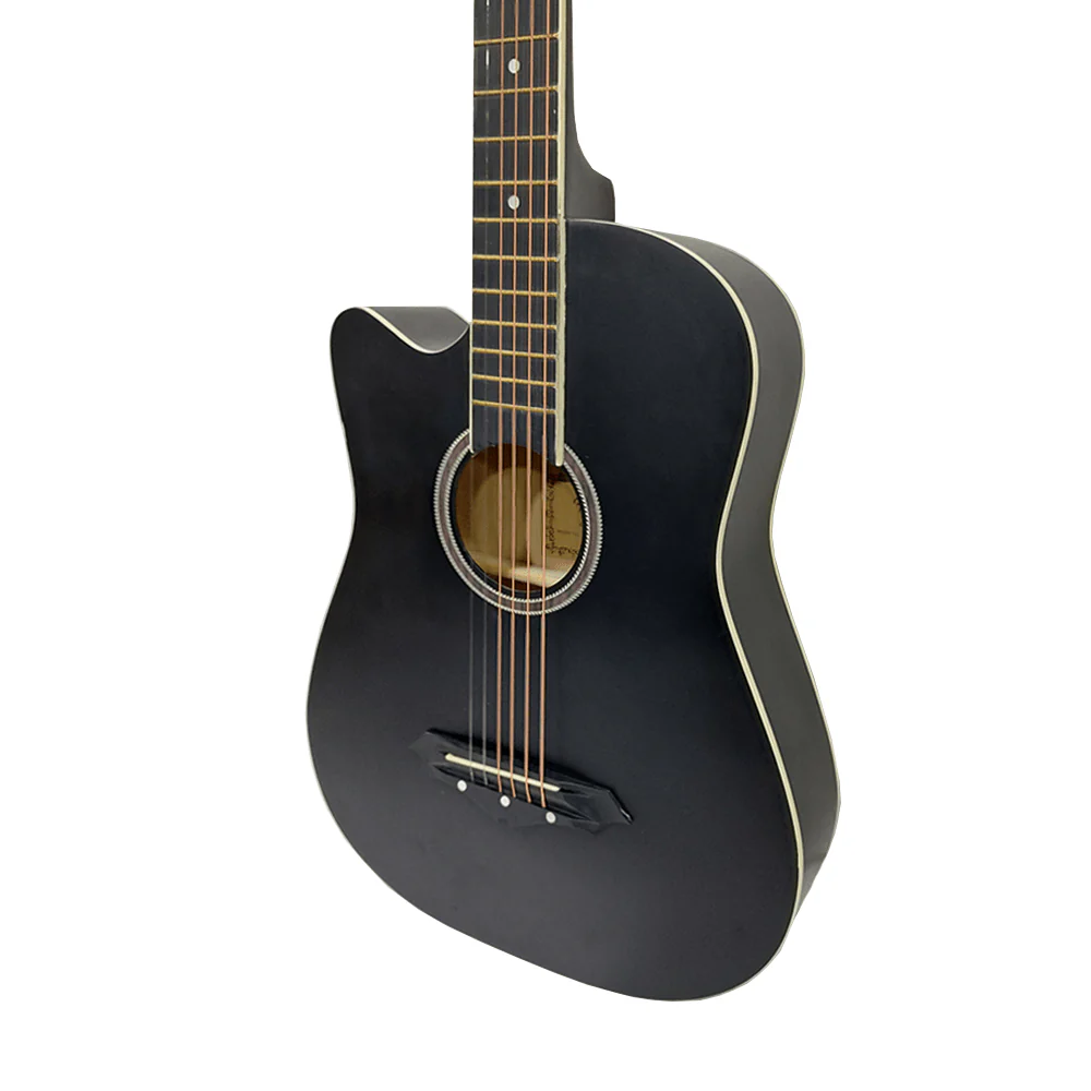 Henrix PRO 38C 38 Inch 6 String Cutaway Acoustic Guitar - Image 90