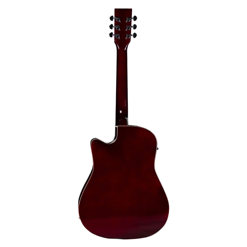 Henrix PRO 38C 38 Inch 6 String Cutaway Acoustic Guitar - Open Box - Image 7