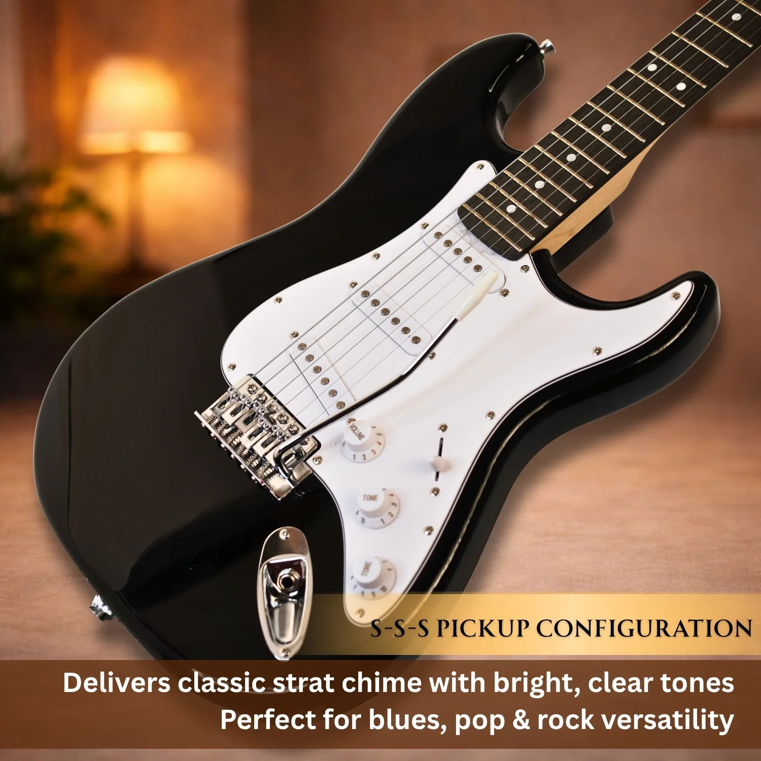 Henrix ST 6 String Strat Style Electric Guitar - Image 14