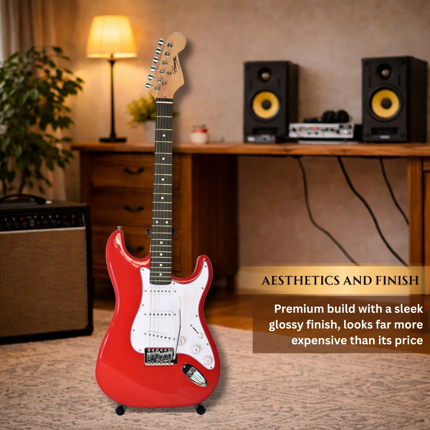 Henrix ST 6 String Strat Style Electric Guitar - Image 26