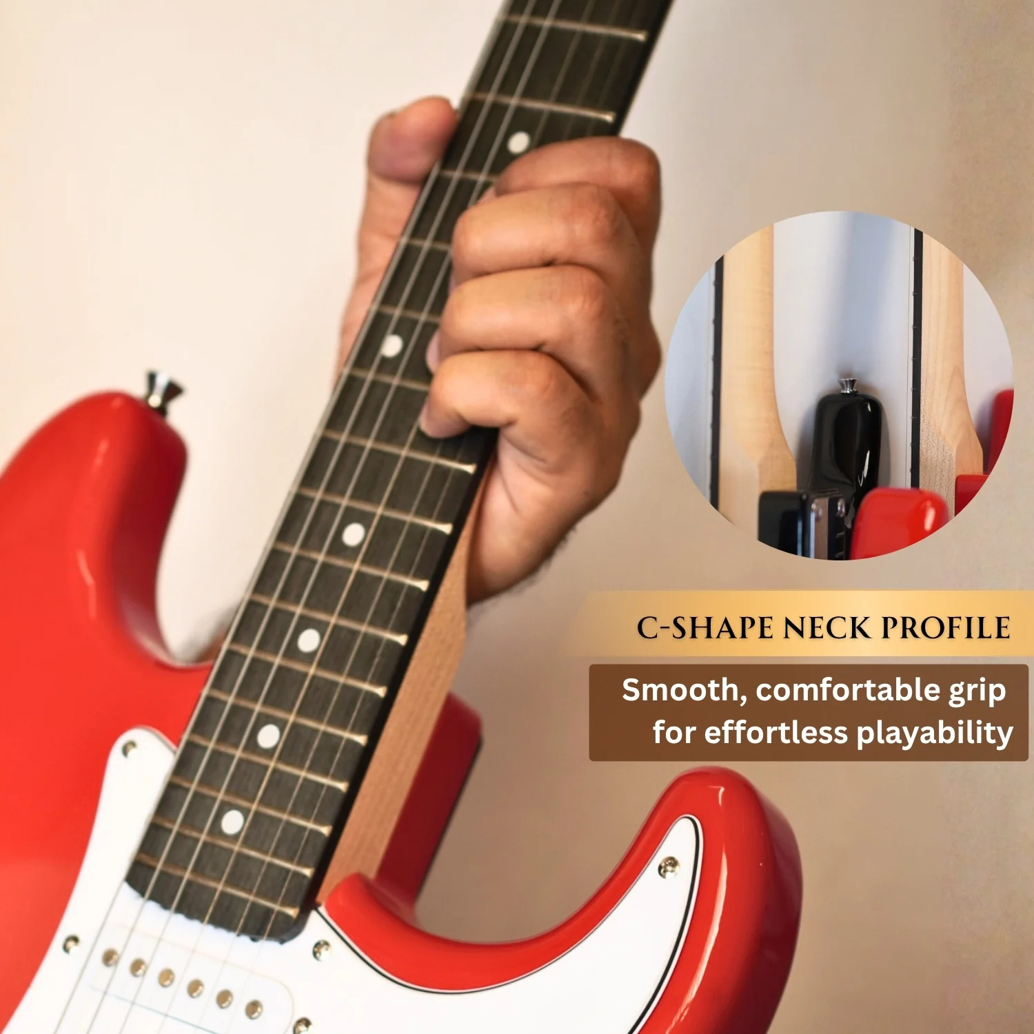 Henrix ST 6 String Strat Style Electric Guitar with Amplifier, Gigbag, Tuner, Strap, Picks, Polishing Cloth, Cable & E-Book - Image 16