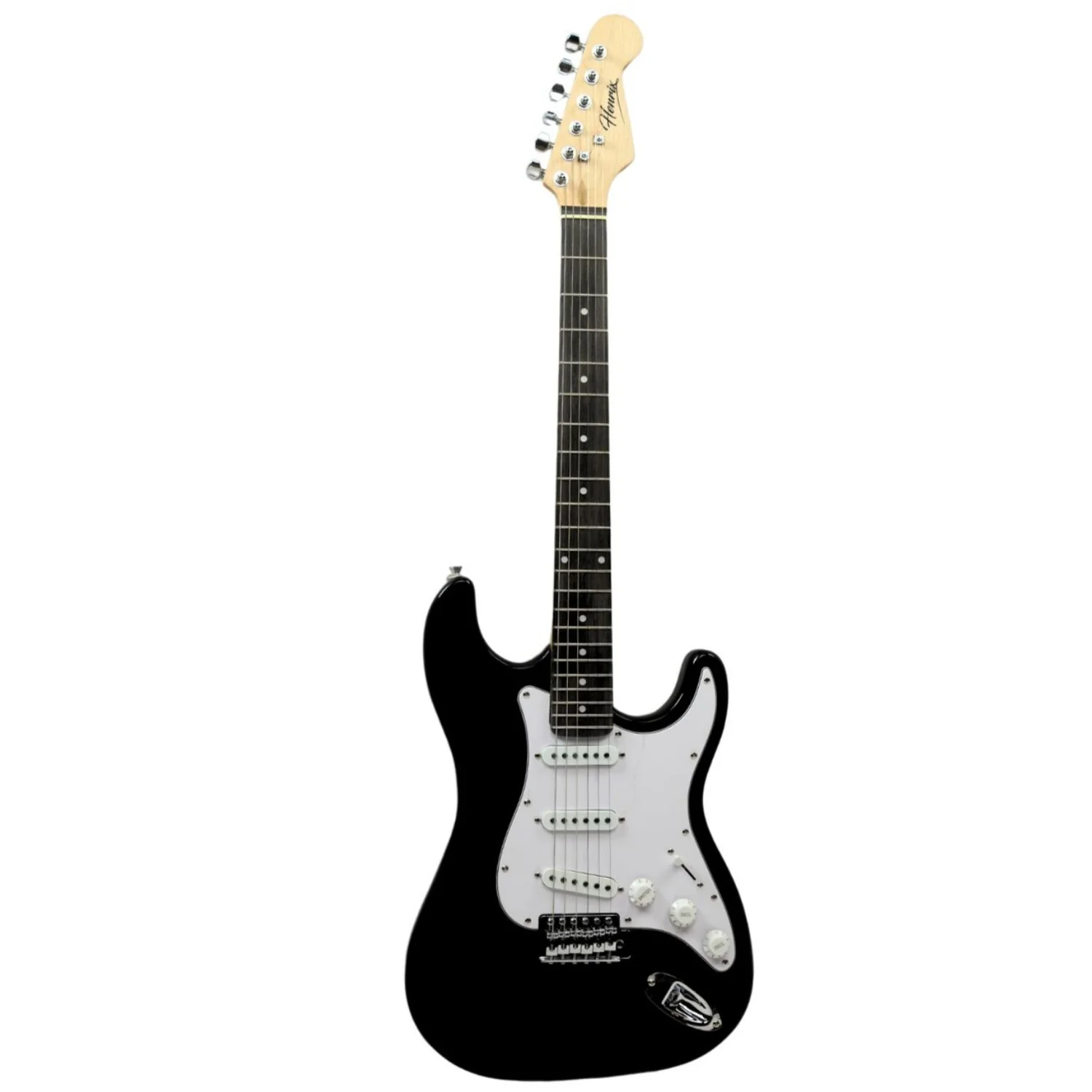 Henrix ST 6 String Strat Style Electric Guitar with Amplifier, Gigbag, Tuner, Strap, Picks, Polishing Cloth, Cable & E-Book - Image 2
