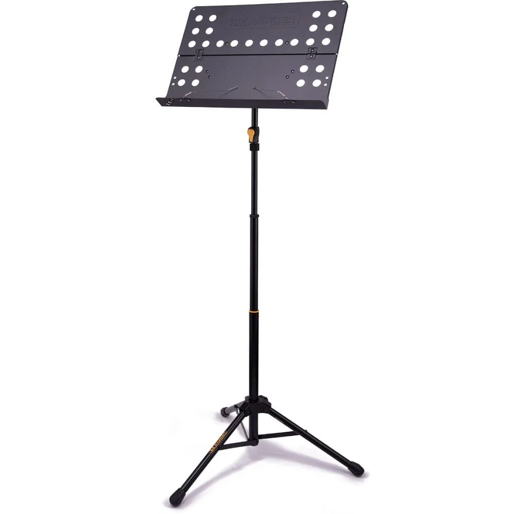 Hercules BS418B PLUS Orchestra Music Stand with Foldable Desk