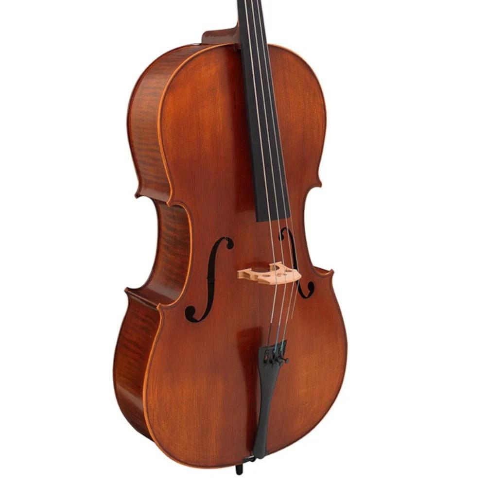 Hidersine 3182AG Full Outfit with Graphic Flame 4/4 Size Cello Vivente - Image 3
