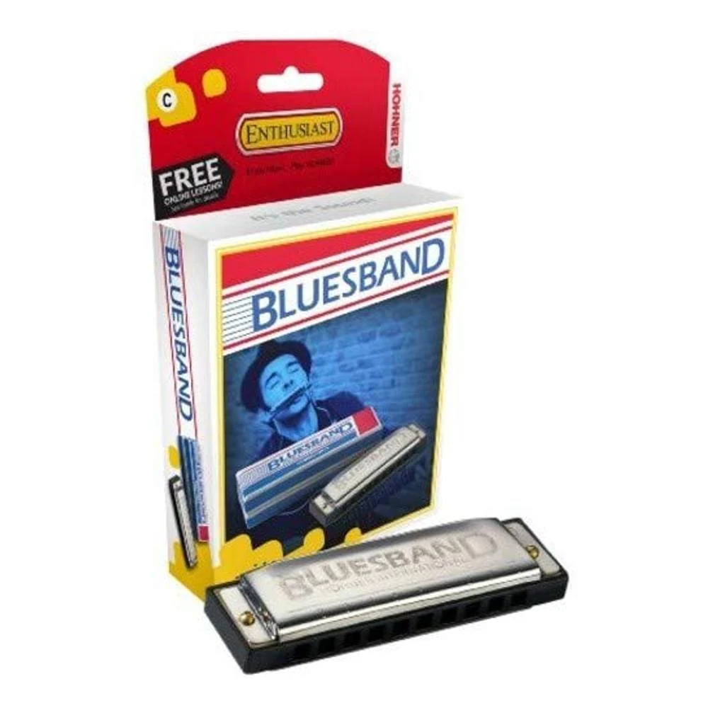 Hohner M55901X Enthusiast Series Blues Band Diatonic Harmonica - Image 3