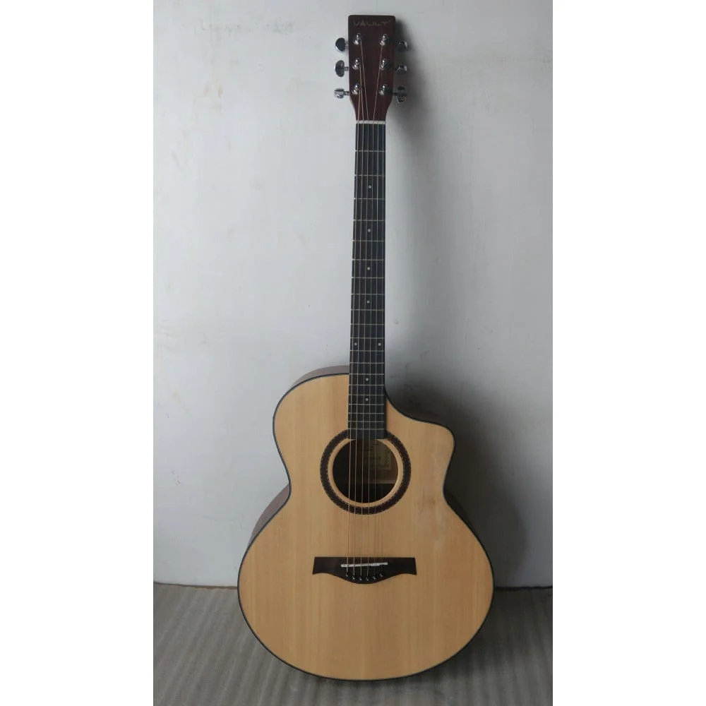 Vault EA40CE 41 inch Premium Spruce-Top Cutaway Electro Acoustic Guitars - Open Box B Stock - Image 15