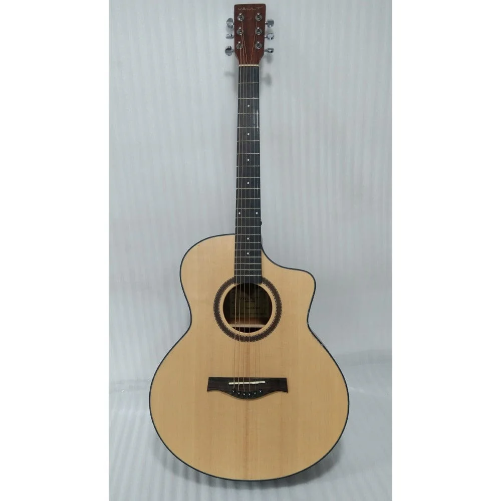 Vault EA40CE 41 inch Premium Spruce-Top Cutaway Electro Acoustic Guitars - Open Box B Stock - Image 30