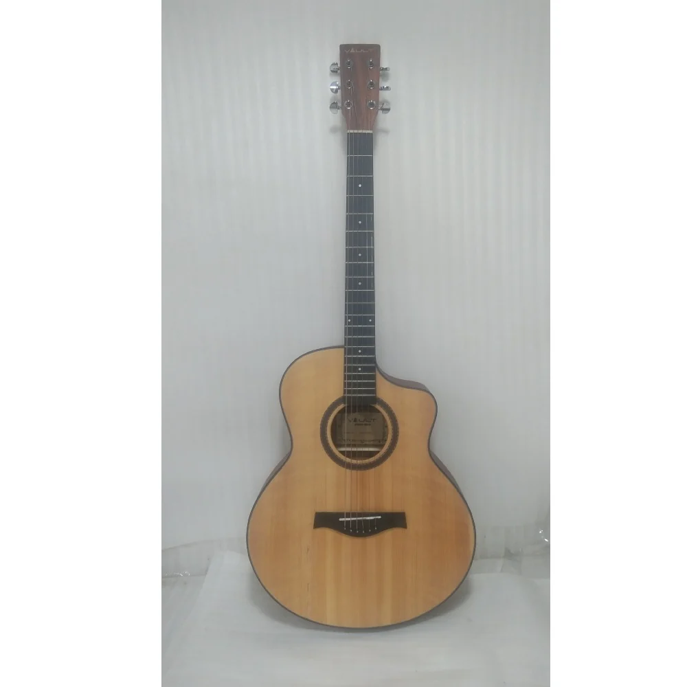 Vault EA40CE 41 inch Premium Spruce-Top Cutaway Electro Acoustic Guitars - Open Box B Stock - Image 46