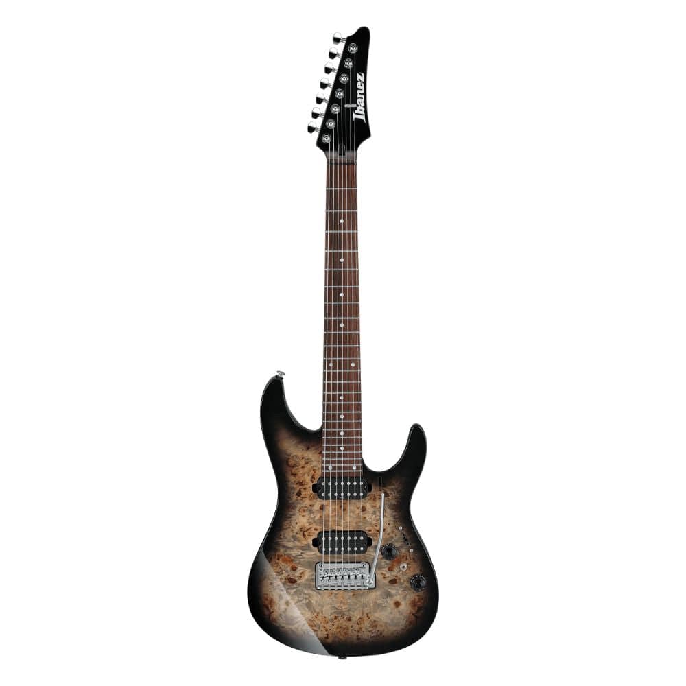 Ibanez AZ427P1PB Premium AZ Series 7 String Electric Guitar with Gigbag - Charcoal Black Burst